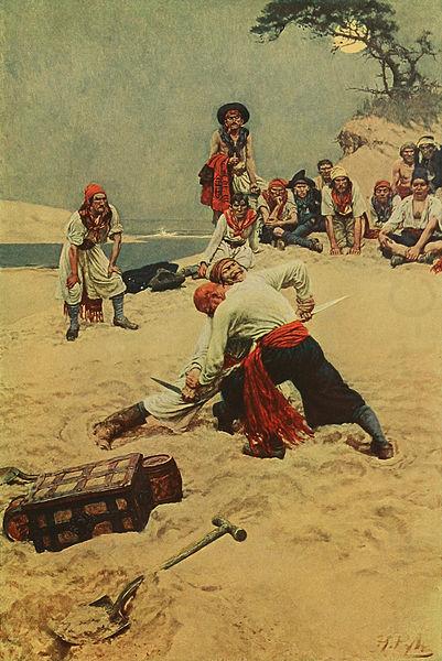 Howard Pyle Who Shall be Captain china oil painting image